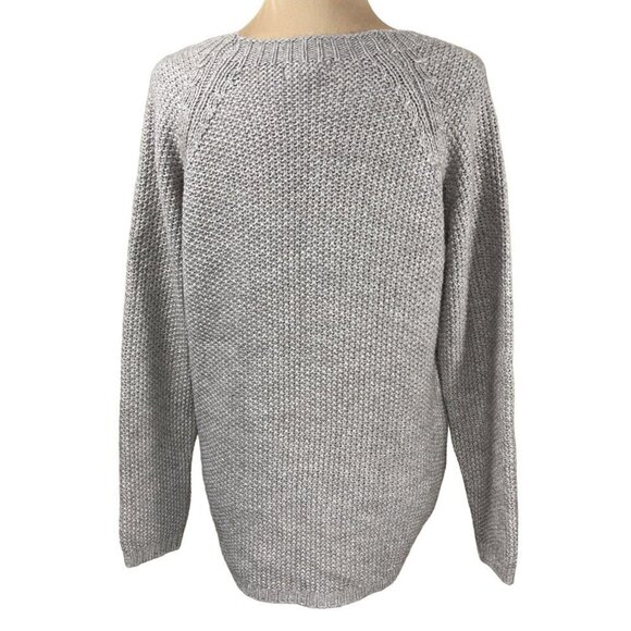 Benedetta B Long Sleeve Crew Neck Sweater Wool Alpaca Taupe Size L Large - Picture 3 of 8